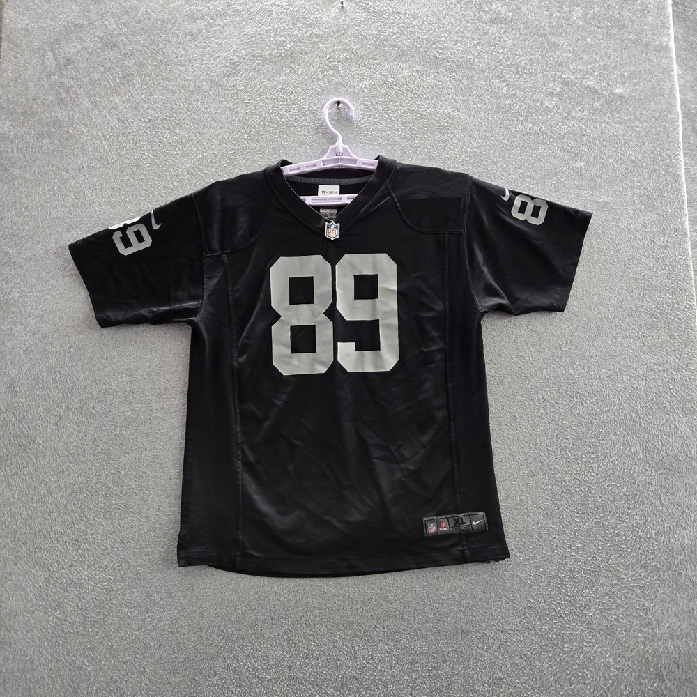 Oakland Raiders Boys Jersey XL (18-20) Black Nike Amari Copper 89